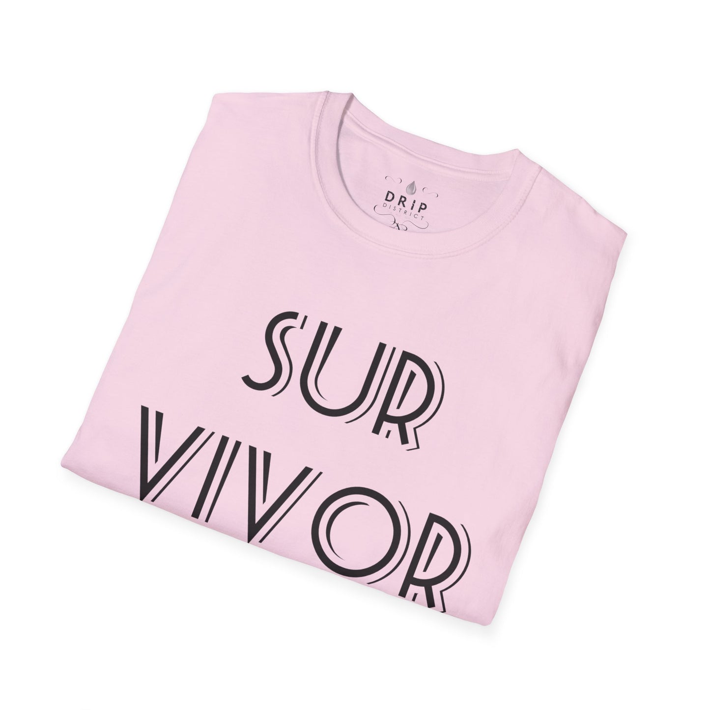 Camiseta unisex blanca SURVIVOR