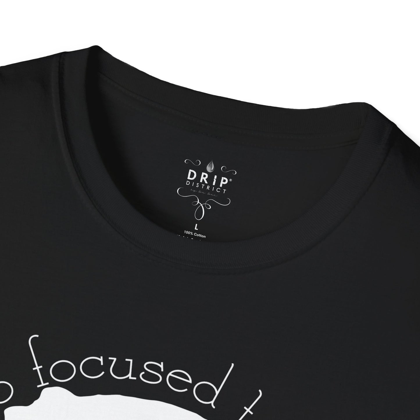 Camiseta unisex "Demasiado concentrado para distraerse"