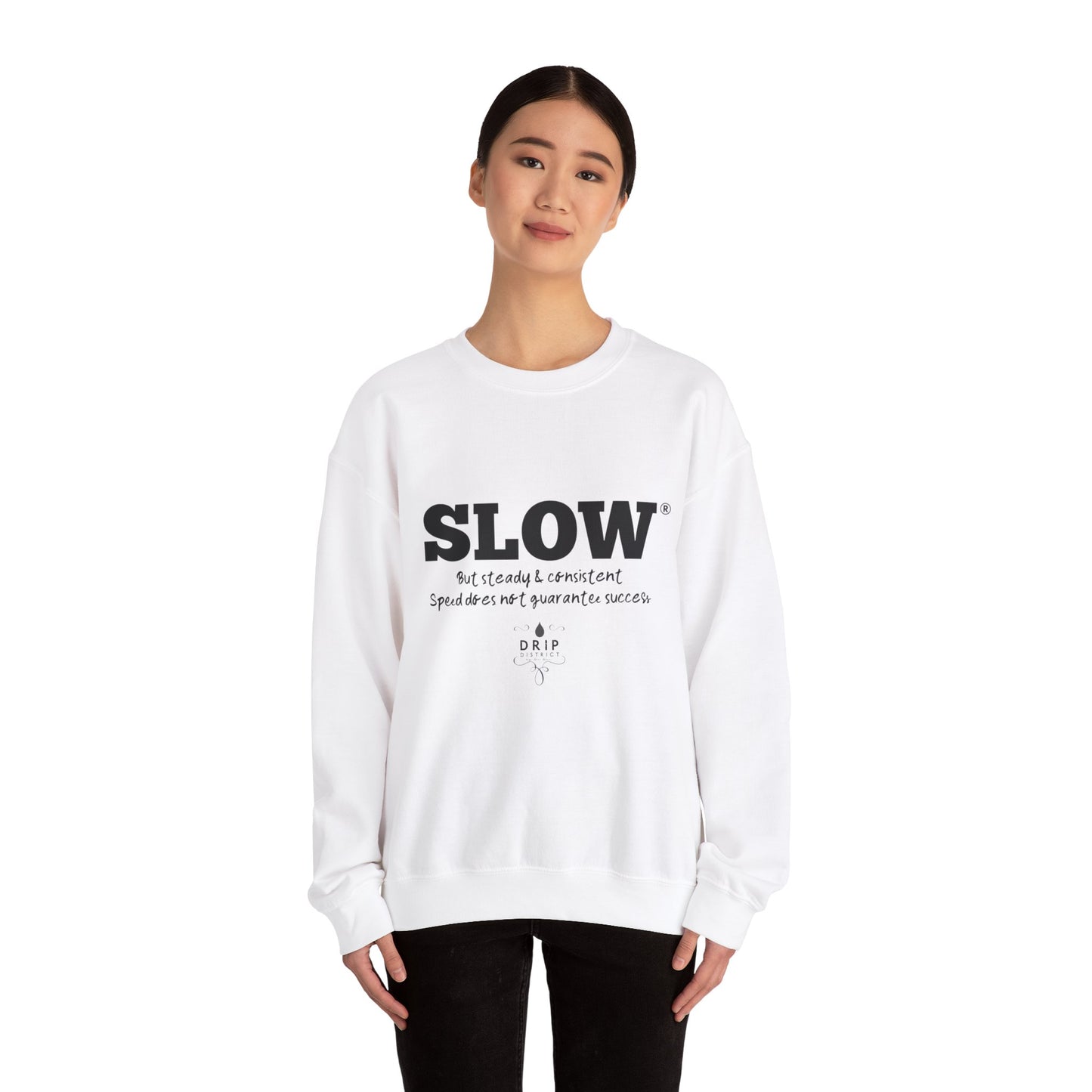 Sudadera con influencia lenta pero constante