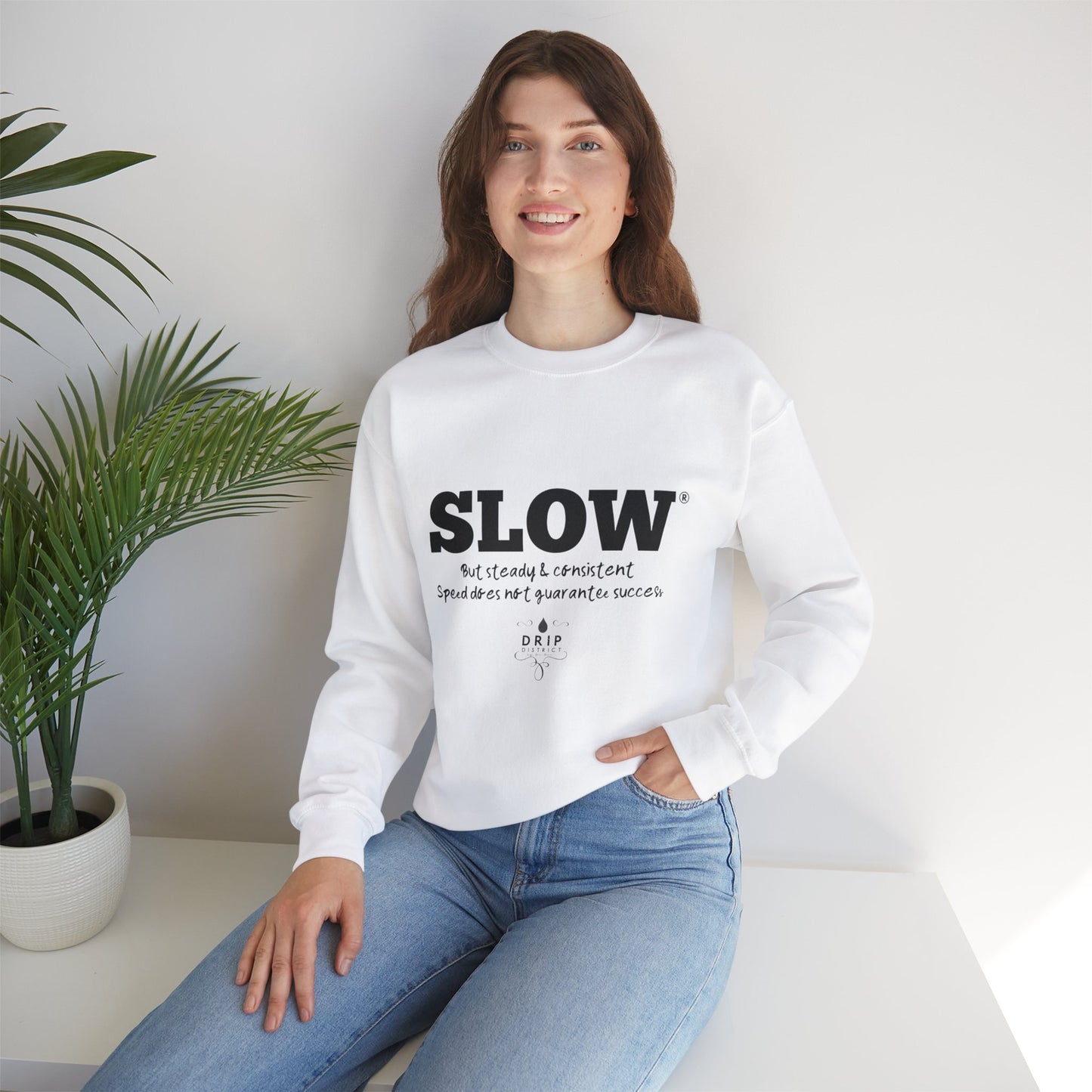 Sudadera con influencia lenta pero constante