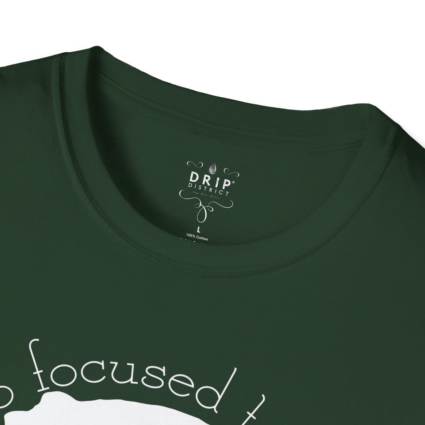 Camiseta unisex "Demasiado concentrado para distraerse"