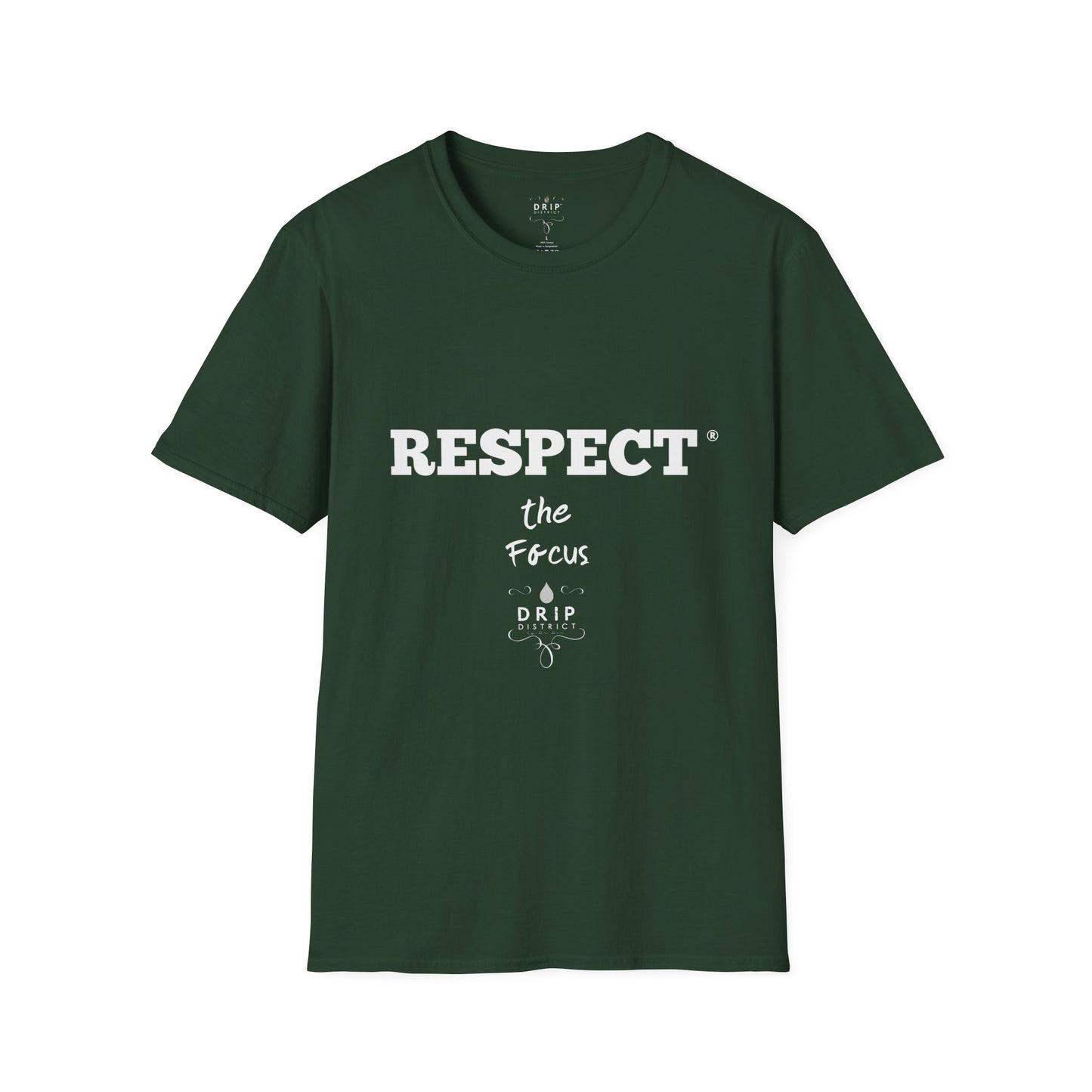 Camiseta unisex Respeta el enfoque