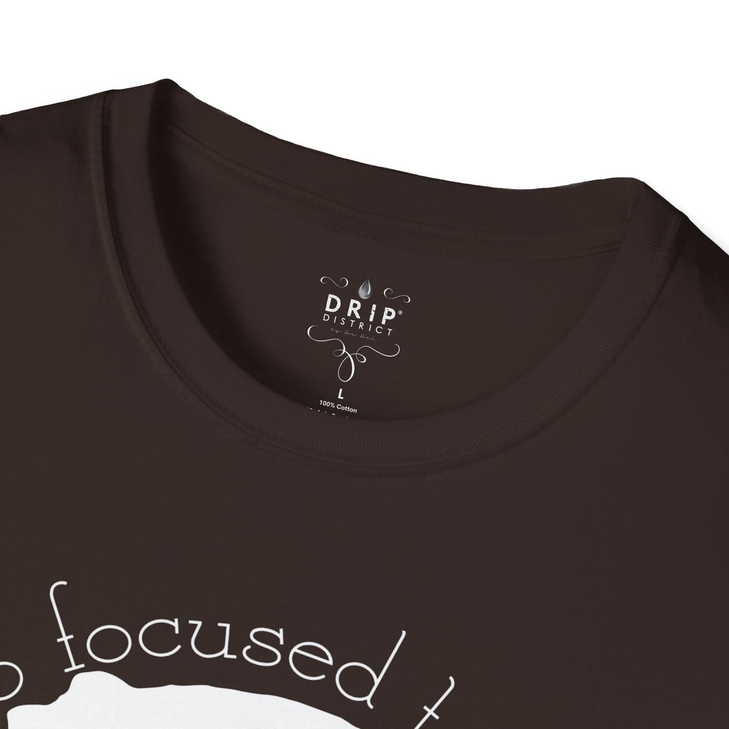 Camiseta unisex "Demasiado concentrado para distraerse"