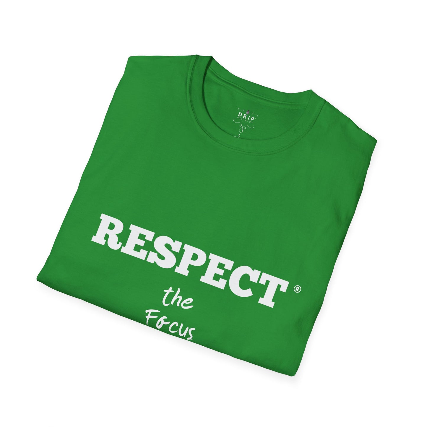 Camiseta unisex Respeta el enfoque