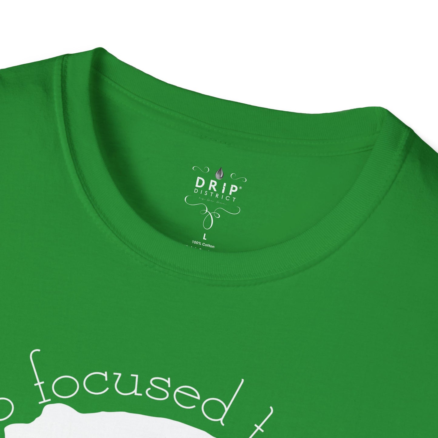 Camiseta unisex "Demasiado concentrado para distraerse"