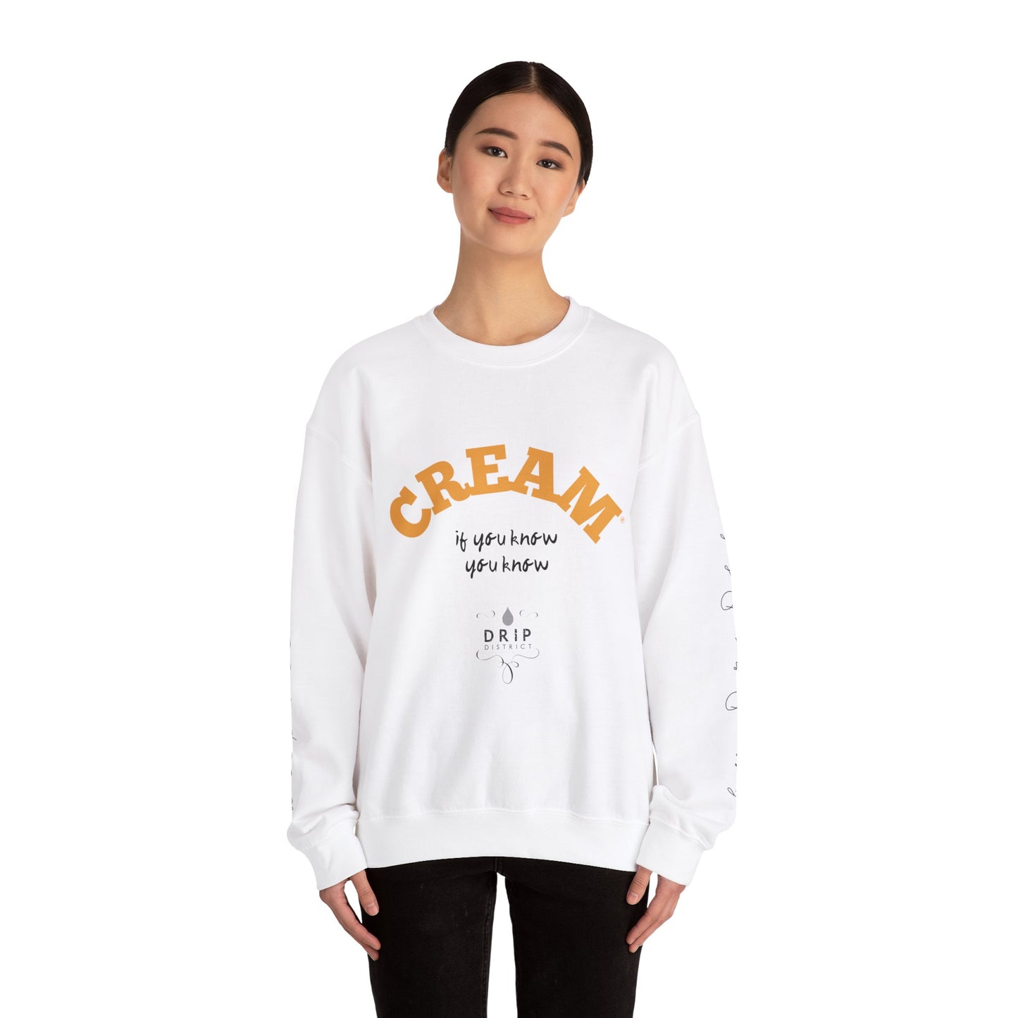 Sudadera blanca CREMA