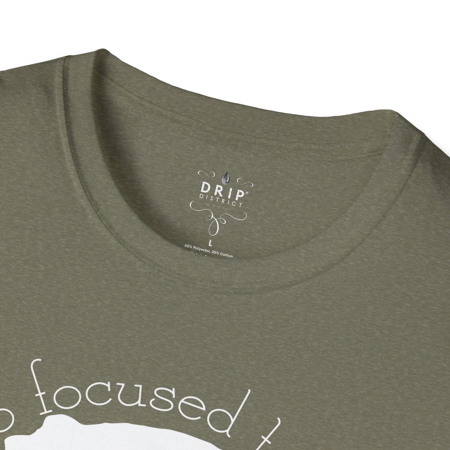 Camiseta unisex "Demasiado concentrado para distraerse"