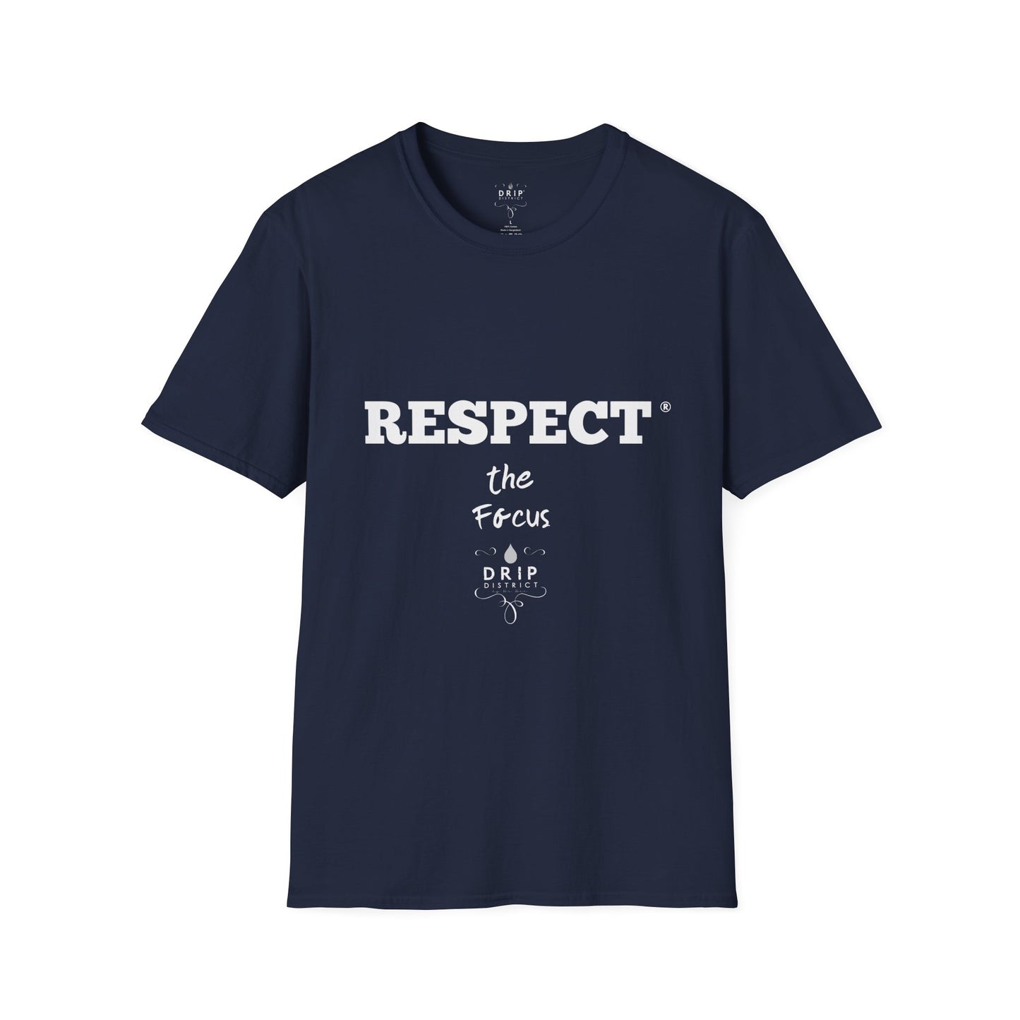 Camiseta unisex Respeta el enfoque