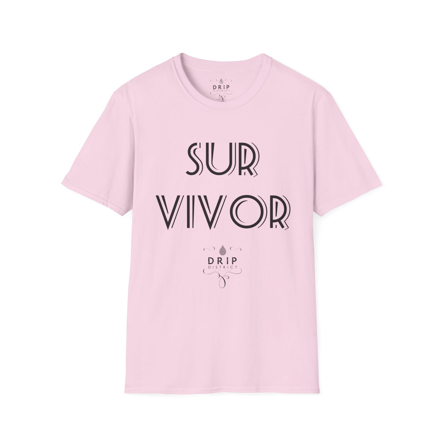 Camiseta unisex blanca SURVIVOR