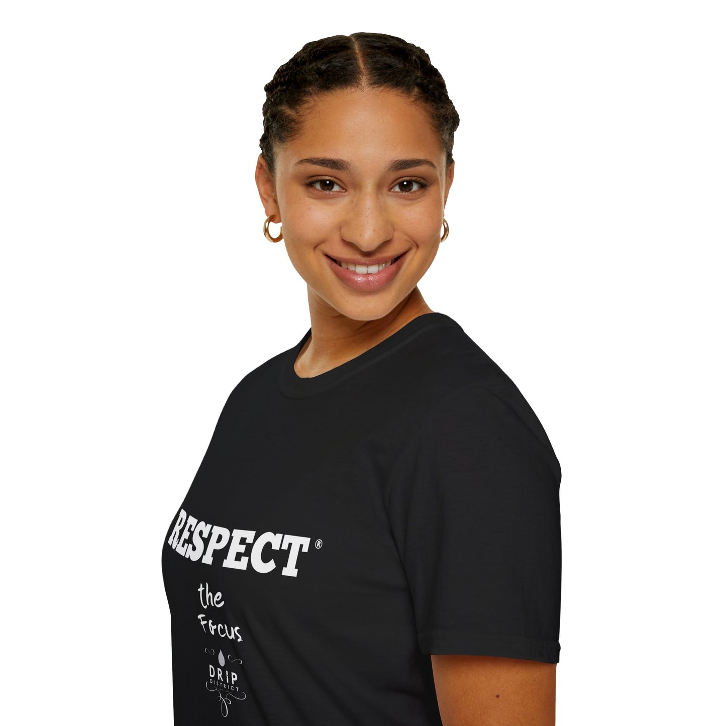 Camiseta unisex Respeta el enfoque