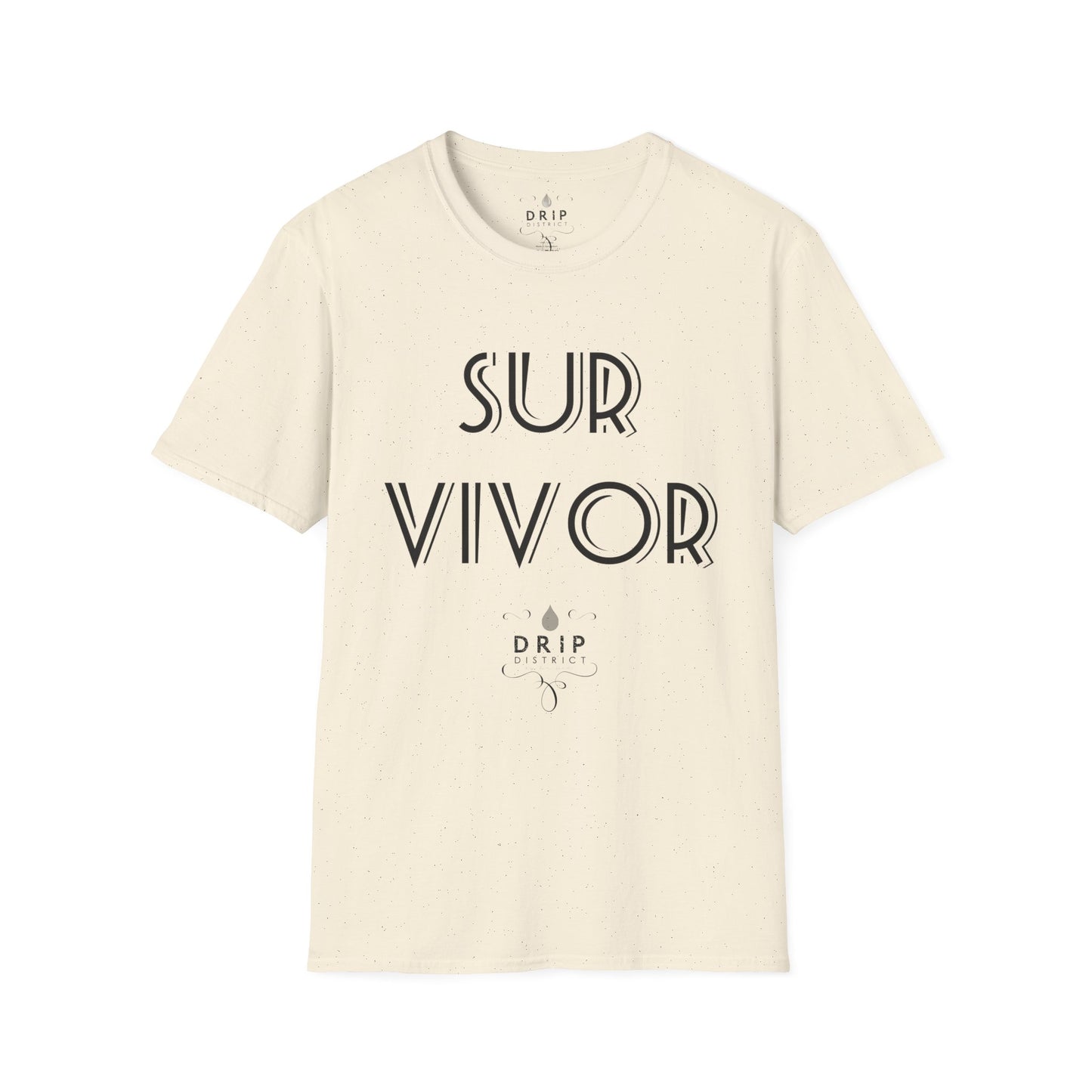 Camiseta unisex blanca SURVIVOR