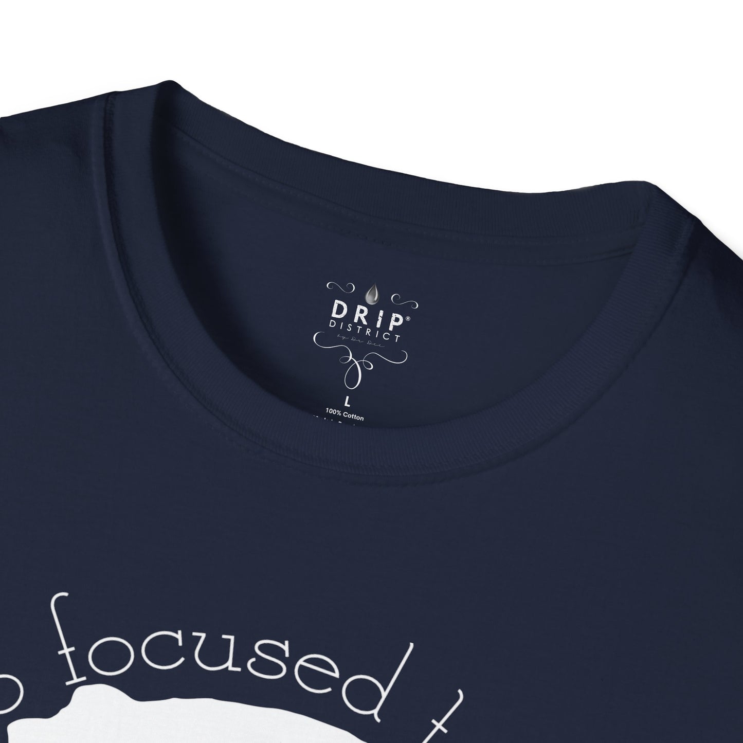 Camiseta unisex "Demasiado concentrado para distraerse"