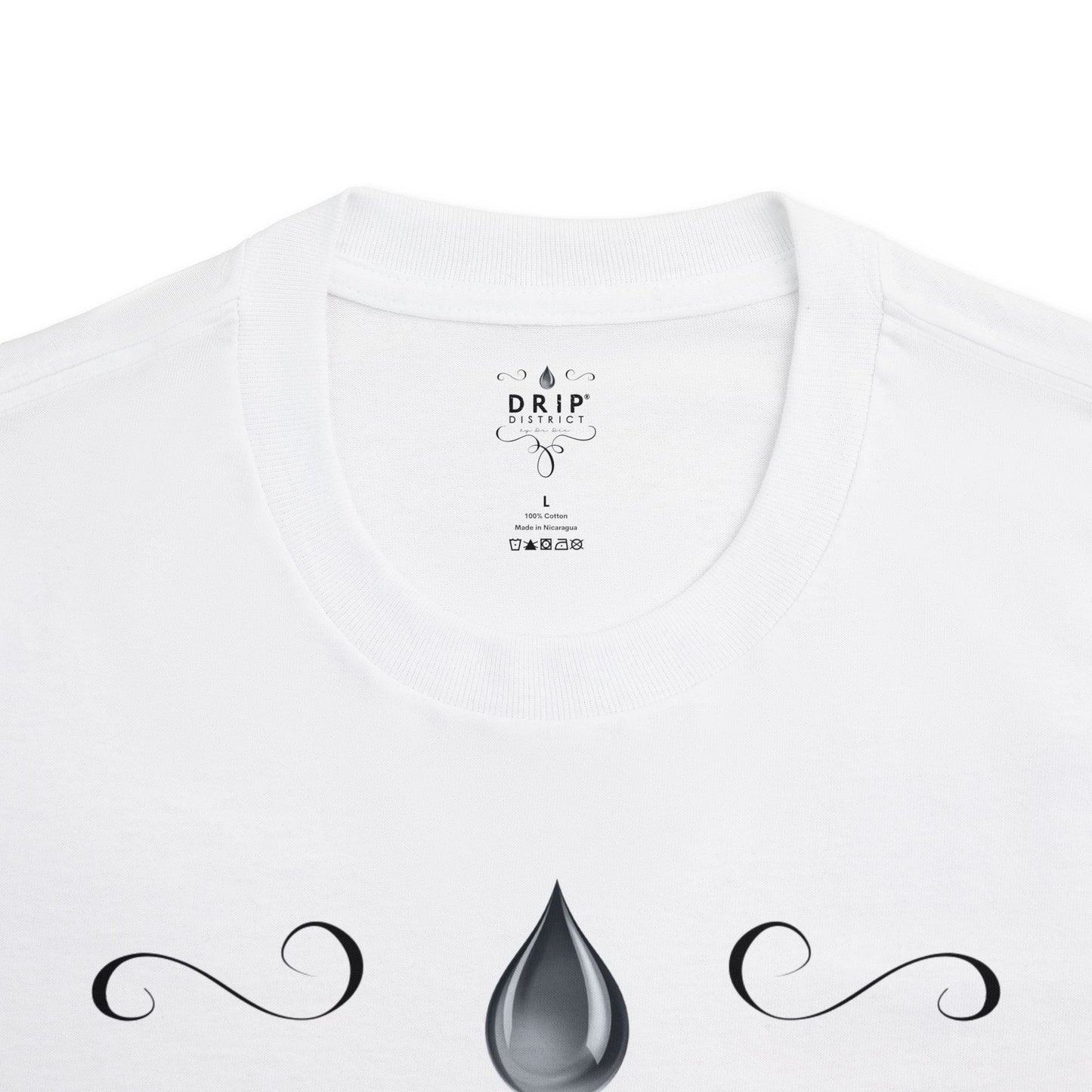 Camiseta clásica unisex Drip District: camiseta gráfica elegante y cómoda para uso informal.