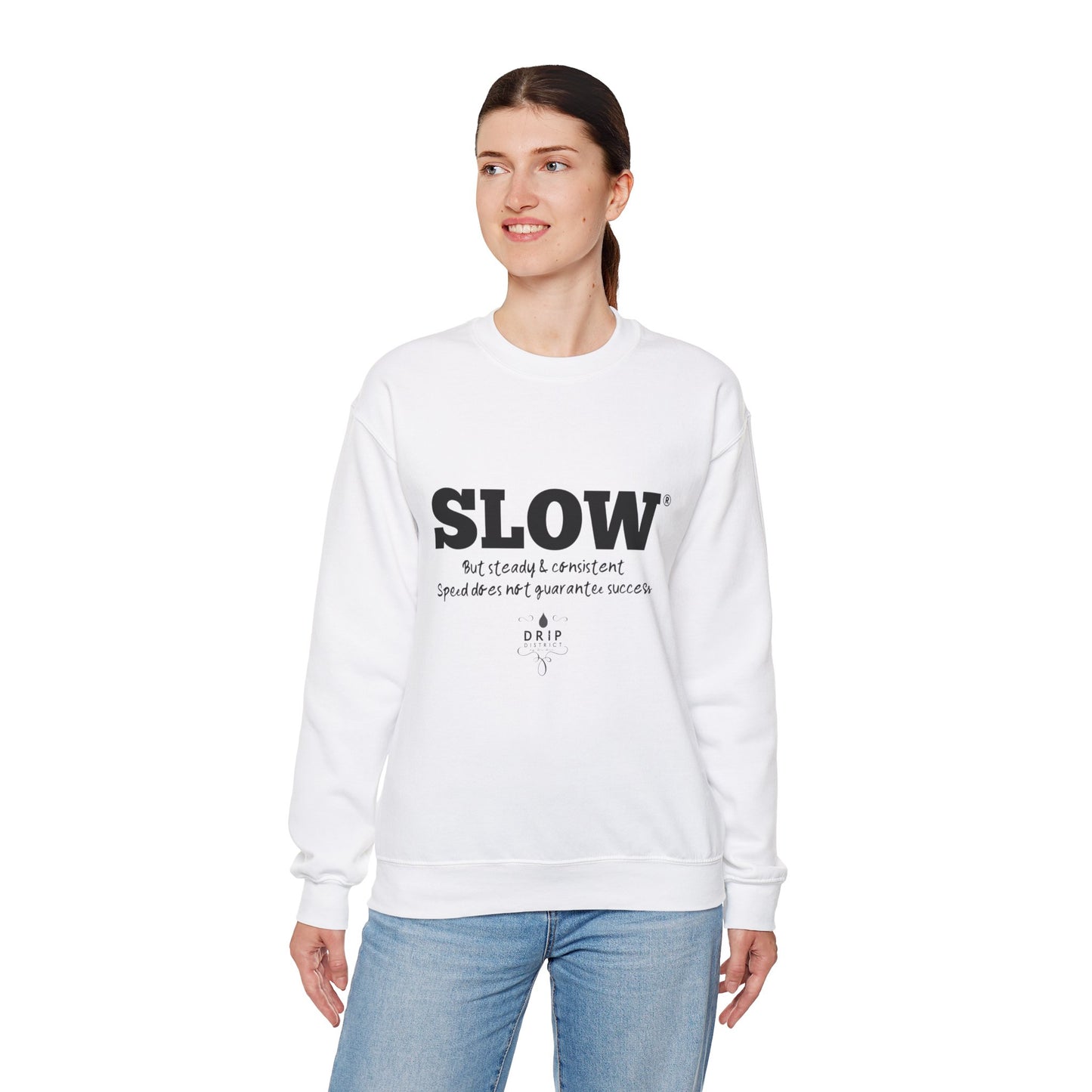 Sudadera con influencia lenta pero constante