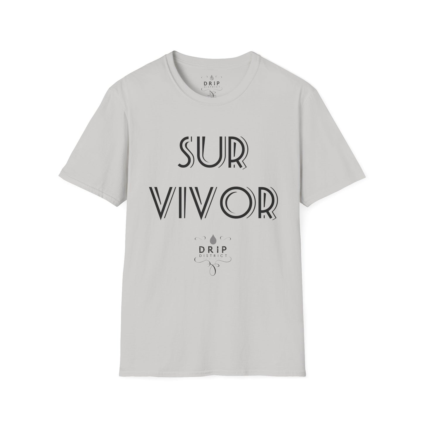 Camiseta unisex blanca SURVIVOR