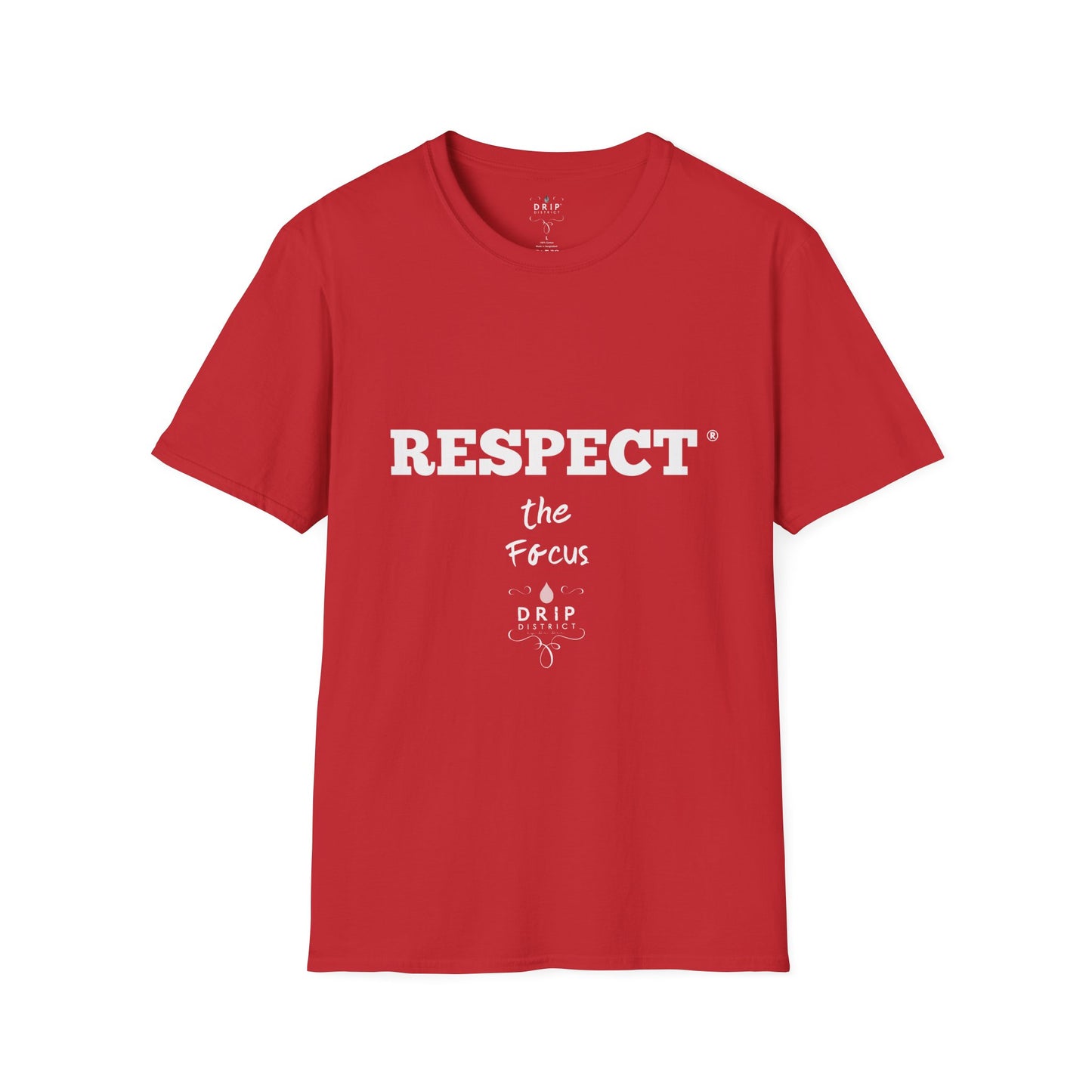 Camiseta unisex Respeta el enfoque