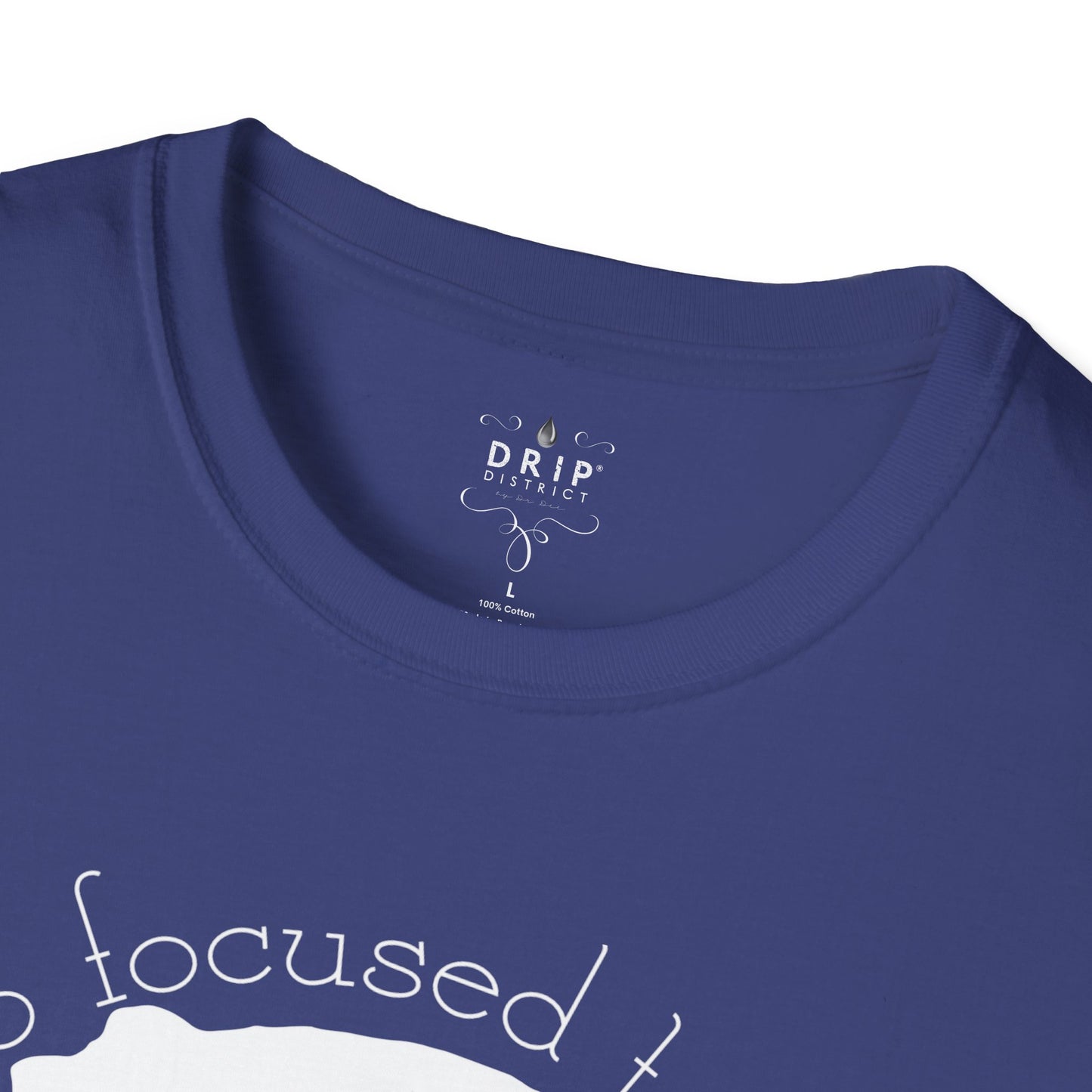 Camiseta unisex "Demasiado concentrado para distraerse"