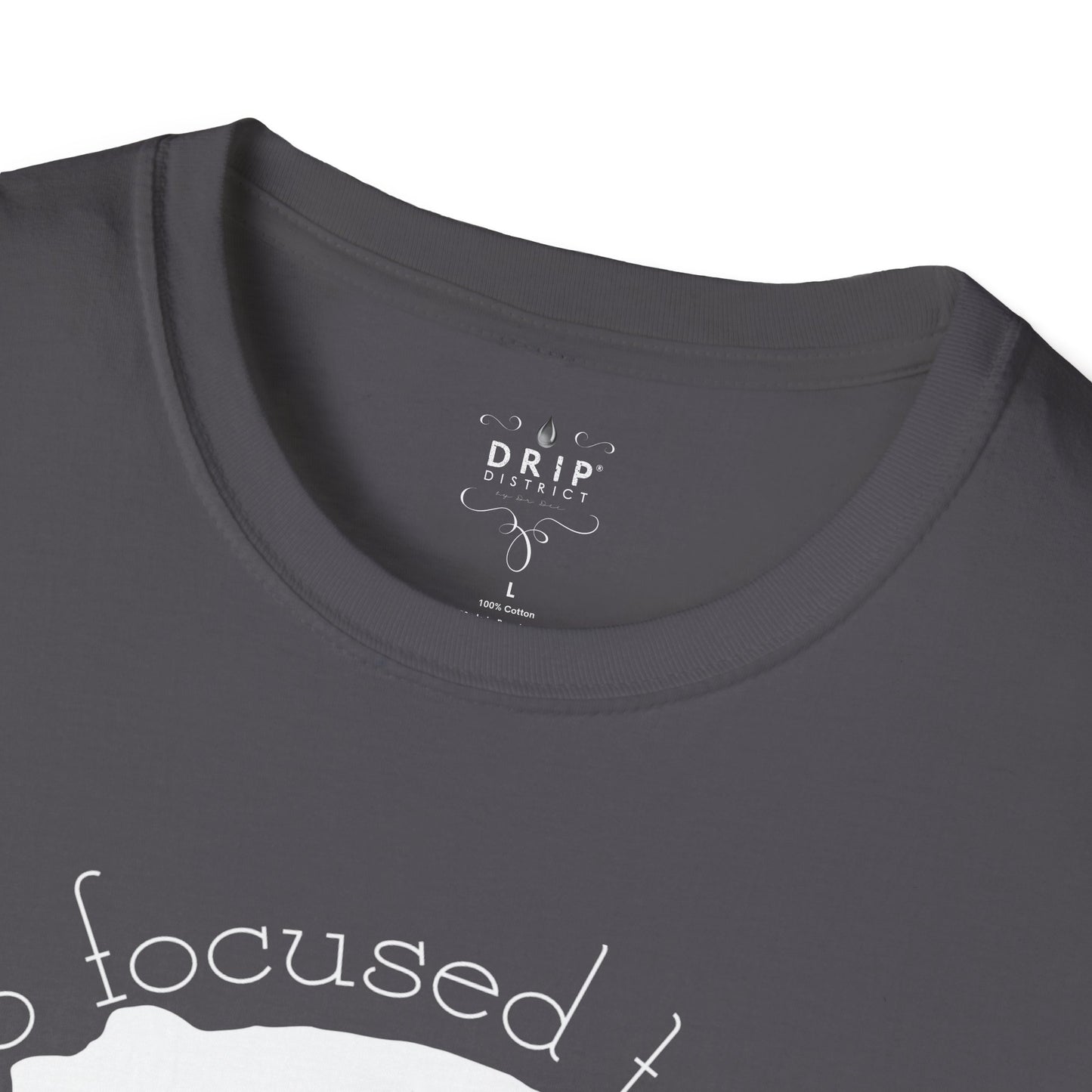 Camiseta unisex "Demasiado concentrado para distraerse"