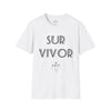 SURVIVOR White Unisex T-Shirt