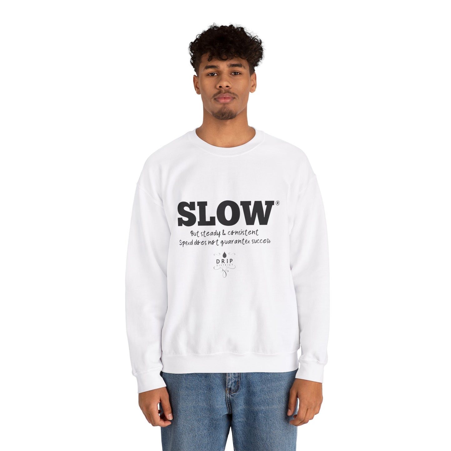 Sudadera con influencia lenta pero constante