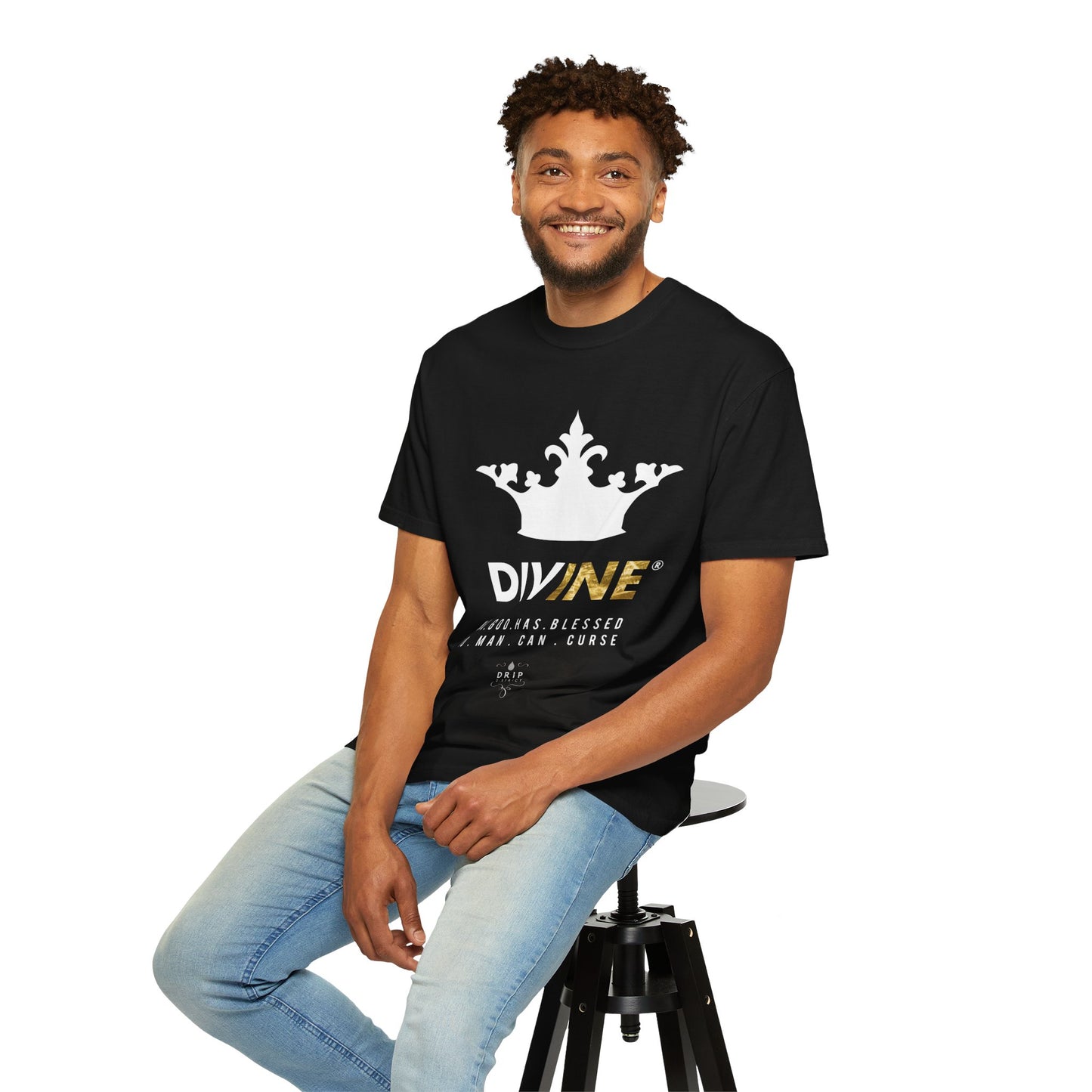 Divine Inspired Unisex Tee - white crown