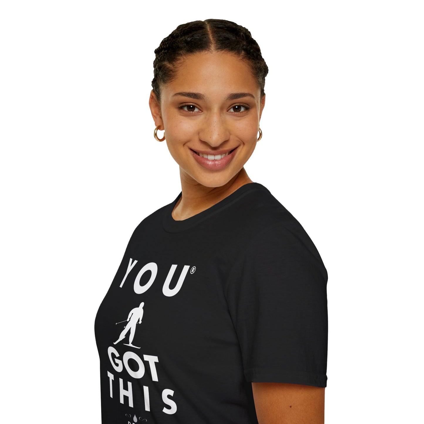 'You got this' Ski Unisex T-Shirt Softstyle