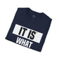 IT IS WHAT IT IS - Main Unisex T-Shirt