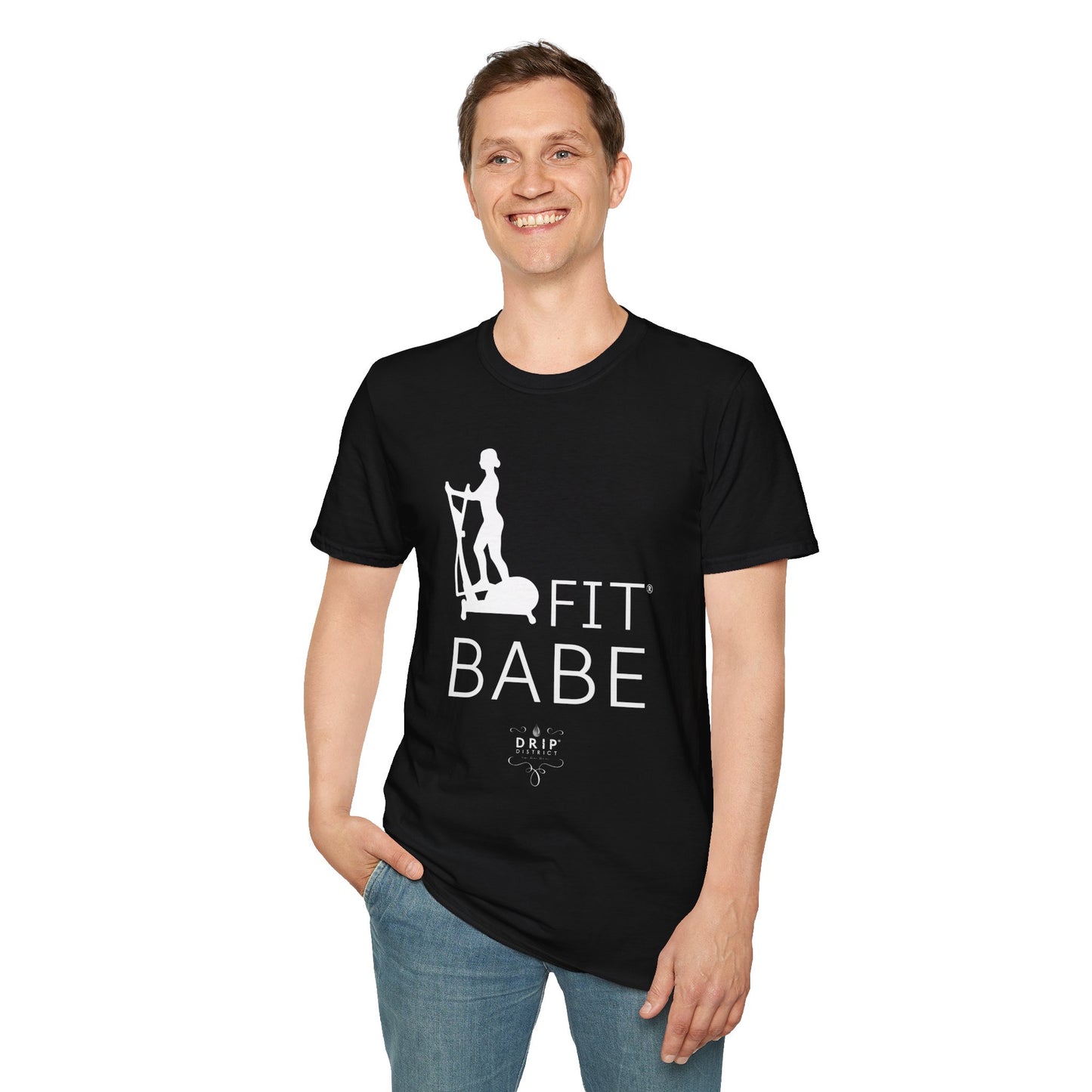 Fit Babe Gym T-shirt - Unisex Softstyle T-Shirt