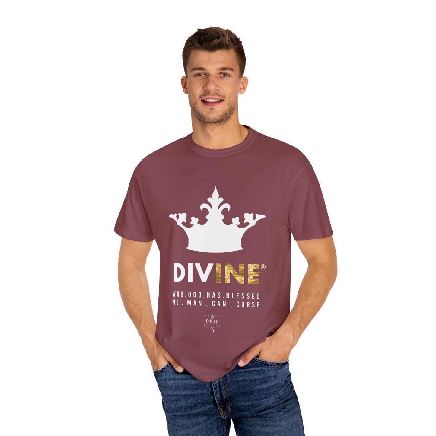 Divine Inspired Unisex Tee - white crown