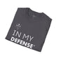 Camiseta unisex "El inglés no es mi lengua materna"