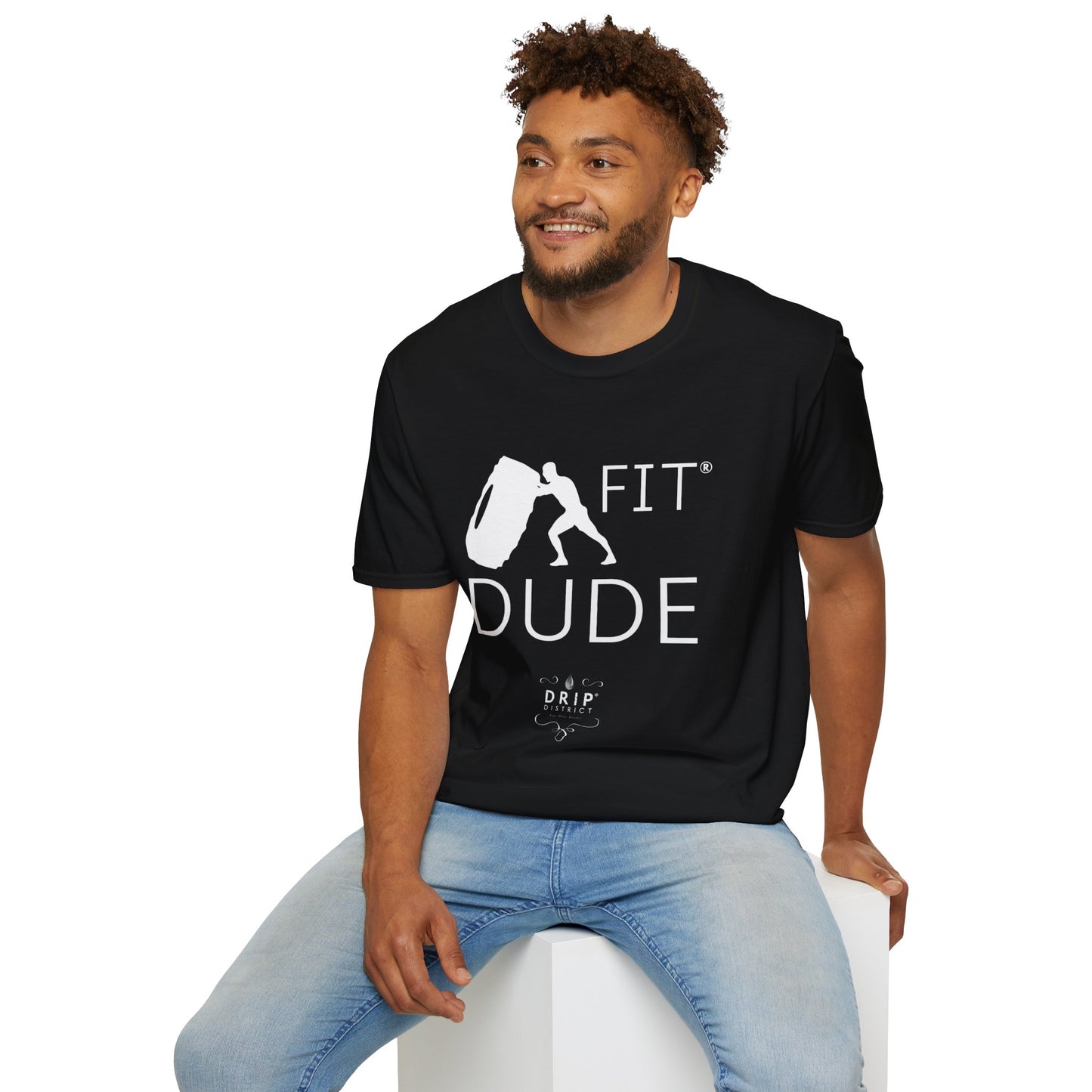 Fit Dude Gym T-shirt - Unisex Softstyle T-Shirt