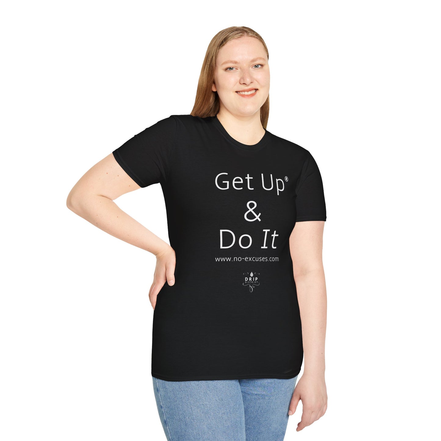 ‘Get Up and Do It’ Unisex Gym T-Shirt