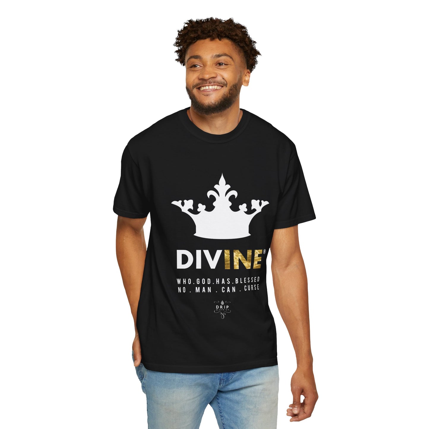 Divine Inspired Unisex Tee - white crown