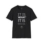 IT IS WHAT IT IS Unisex T-Shirt