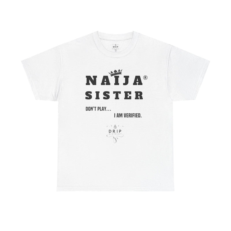 NAIJA Sister Unisex Heavy Cotton Tee