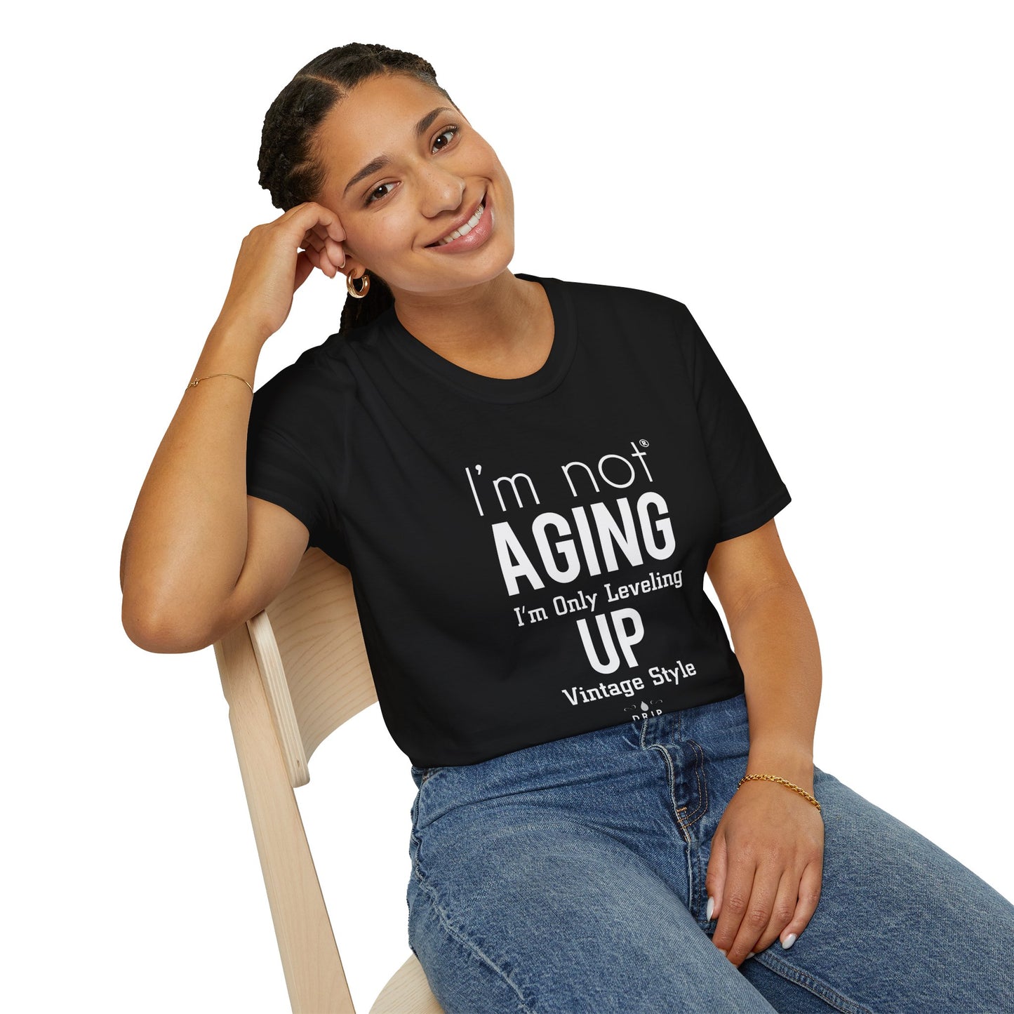 Not Ageing but Levelling Up- Unisex T-Shirt