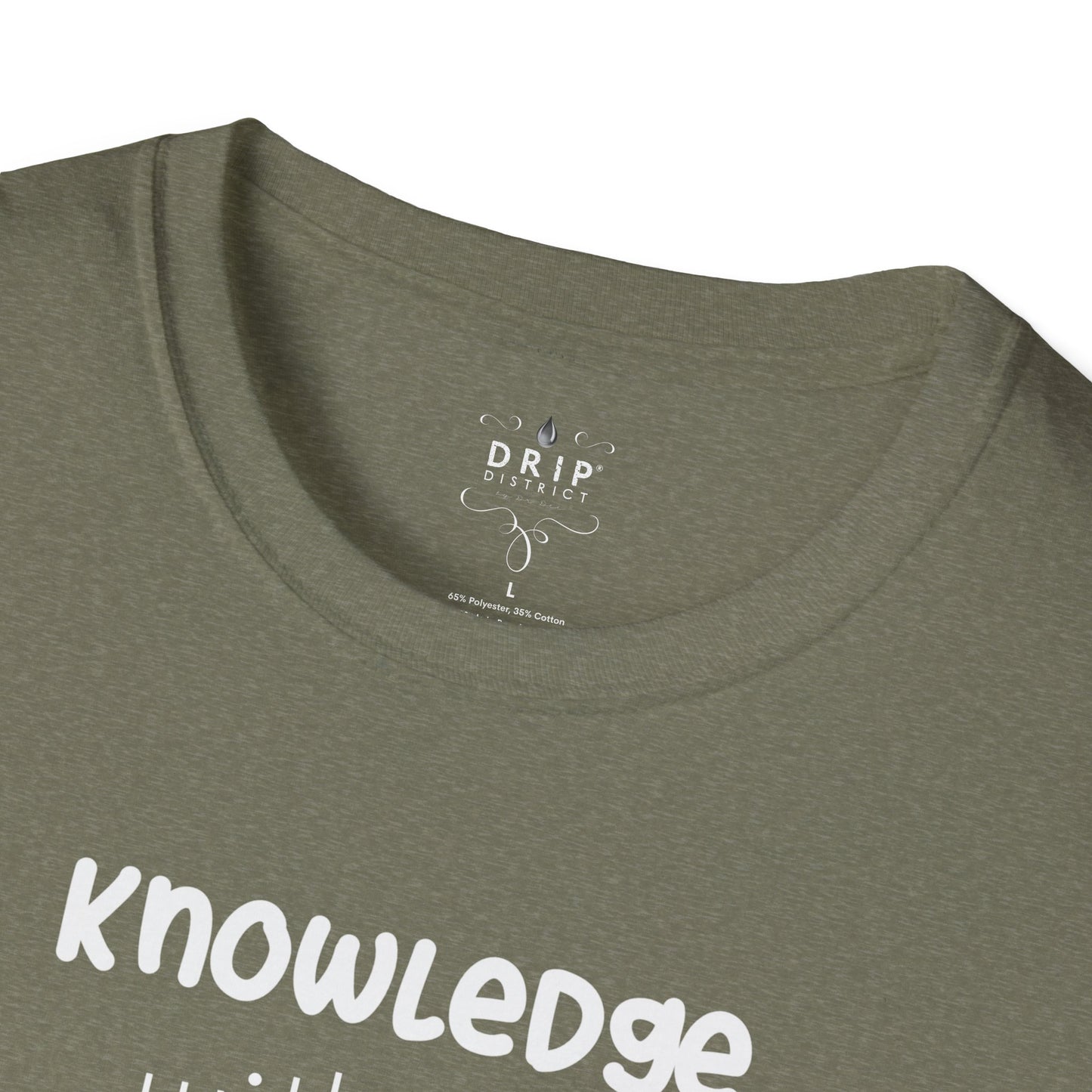 Knowledge + Action = Information Unisex T-Shirt