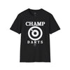 CHAMP - Camiseta unisex de dardos
