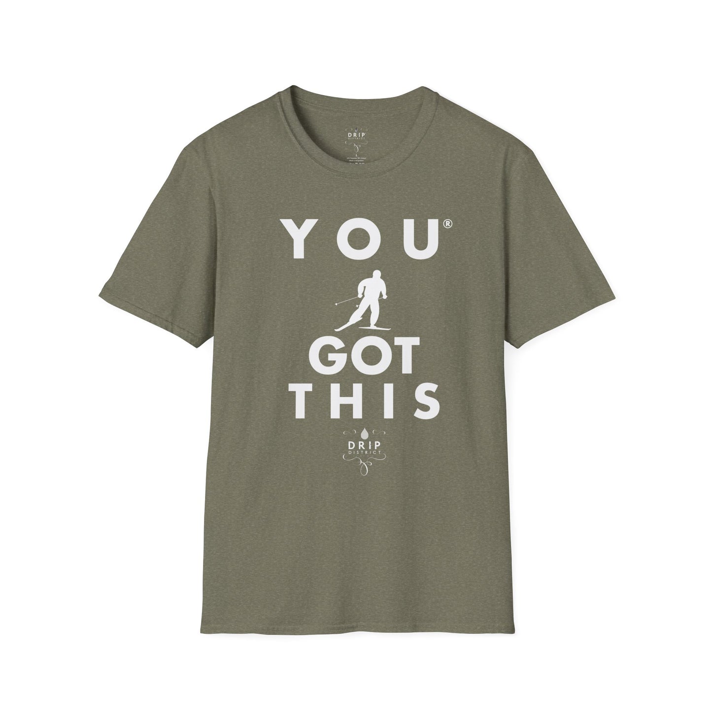 'You got this' Ski Unisex T-Shirt Softstyle